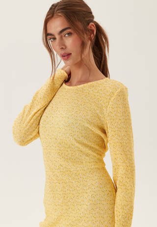 Pcflora Ls Midi Dress