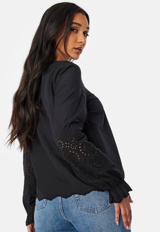 Pcjabby LS V-Neck top