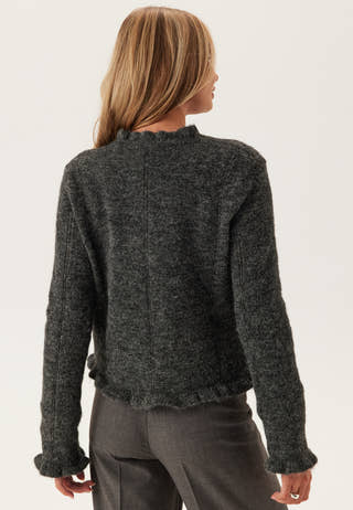 Pcjasmijn Ls O-neck Knit Cardigan