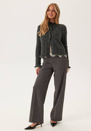 Pcjasmijn Ls O-neck Knit Cardigan