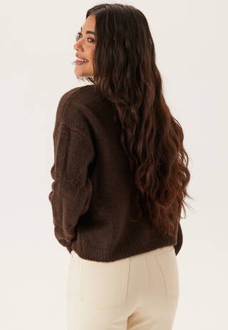 Pcjenna Ls O-neck Cable Knit