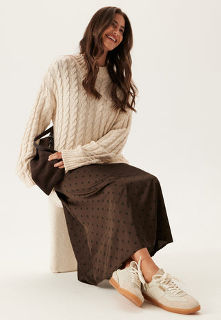 Pcjytta Hw Ankle Satin Skirt