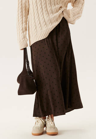 Pcjytta Hw Ankle Satin Skirt