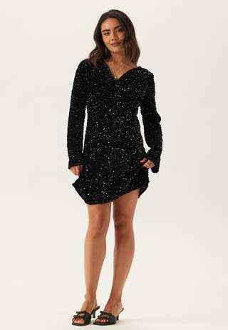 Pckam Ls V-neck New Dress Jrs