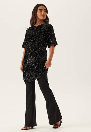 Pckam Ss Puff Sleeves Dress