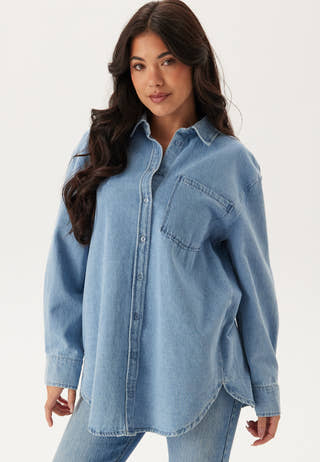 Pcmaisie Ls Denim Shirt