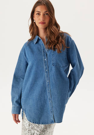 Pcmaisie Ls Denim Shirt