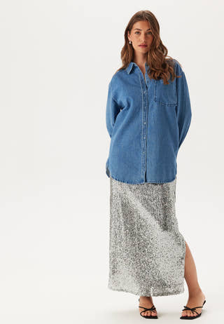 Pcmaisie Ls Denim Shirt