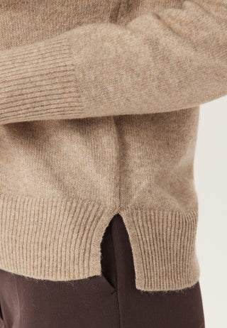 Pcmalou Ls O-neck Cutline Knit