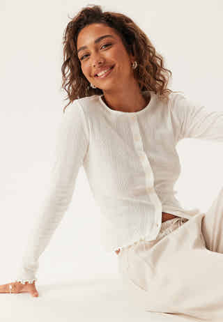 Pcmarie Ls Poin Cardigan