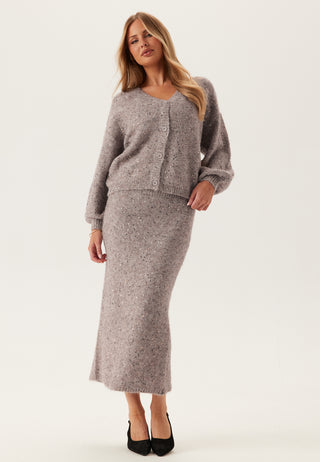 Pcmesva Ls Boxy Sequin Knit Cardigan