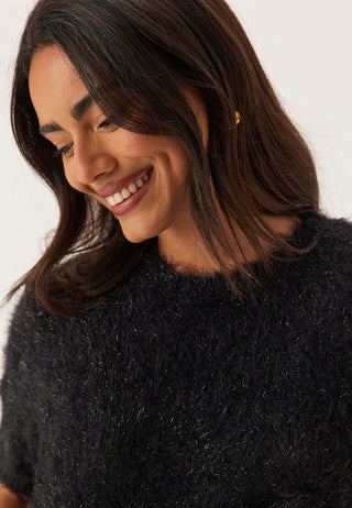 Pcmie Ss O-neck Knit