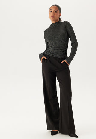 Pcmonica Ls Glitter Ruching To