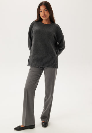 Pcnancy Ls Loose O-neck Knit