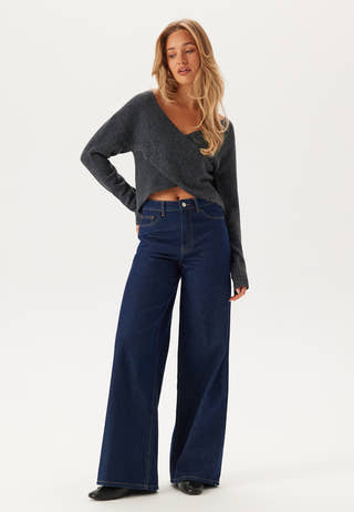 Pcnanu Ls Rev Drape Knit Bc