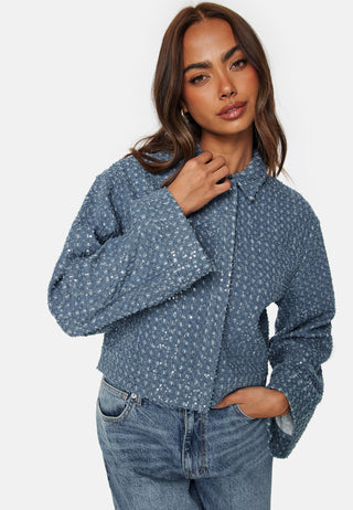 Pcnaomi LS denim jacket
