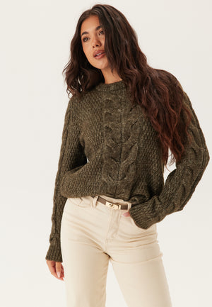 Pcnina Ls O-neck Knit