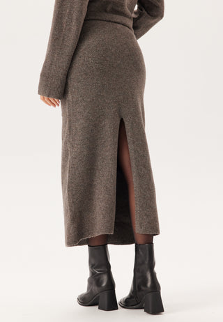 Pcnuna Mw Ankel Slit Knit Skir