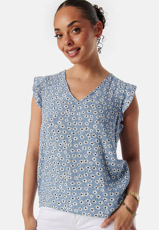 Pcnya SL V-Neck Top