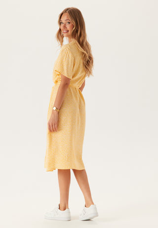 Pcnya Ss V-neck Midi Dress