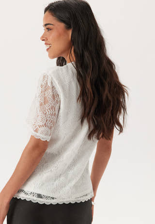 Pcolline Ss Lace Top