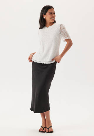 Pcolline Ss Lace Top