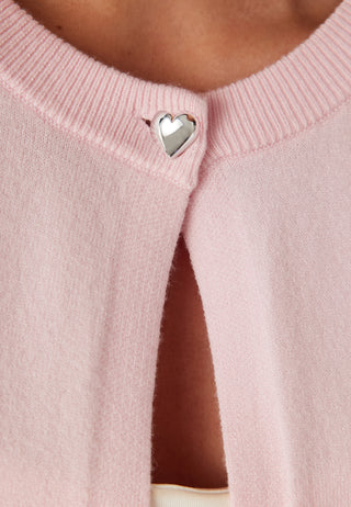 Pcorina Ls O-neck Knit Cardigan