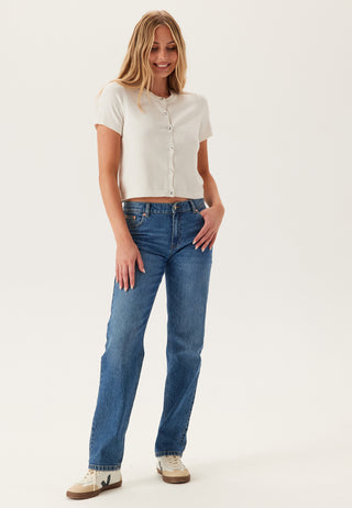 Pcorina Ss O-neck Knit Cardigan