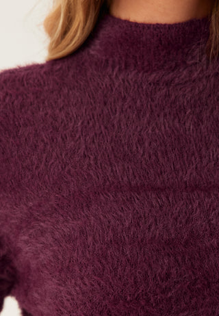 Pcovy Ls Mock Neck Knit