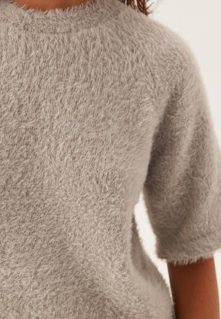 Pcovy Ss O-neck Knit