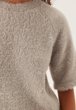 Pcovy Ss O-neck Knit