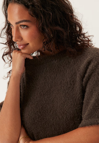 Pcovy Ss O-neck Knit