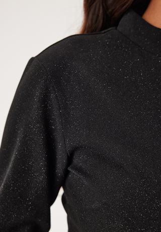 Pcpaige Reem Ls Mock Neck Dres