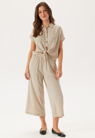 Pcpia Ss Tie Shirt Wvn Noos