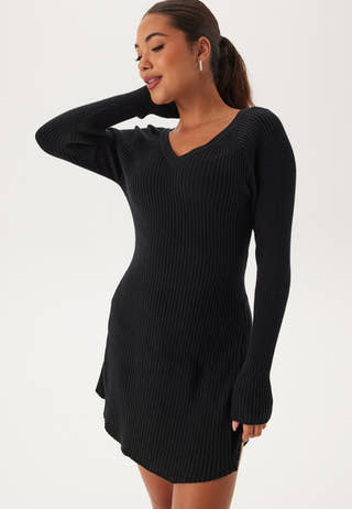 Pcprista Ls V-neck Knit Dress