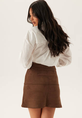 Pcrakel Brushed Hw Mini Skirt