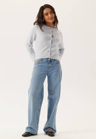 Pcrath Ls O-neck Knit Cardigan