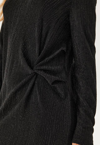 Pcrenata Ls Knot Dress