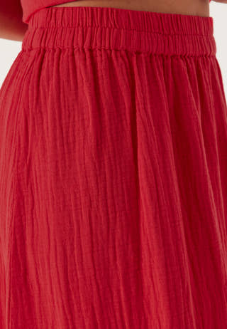 Pcsastina Hw Maxi Slit Skirt