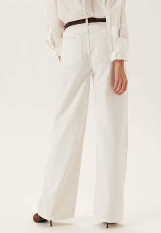 Pcsilke Mw Wide Colered Jeans