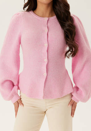 Pcsilly Ls Puff Knit Cardigan