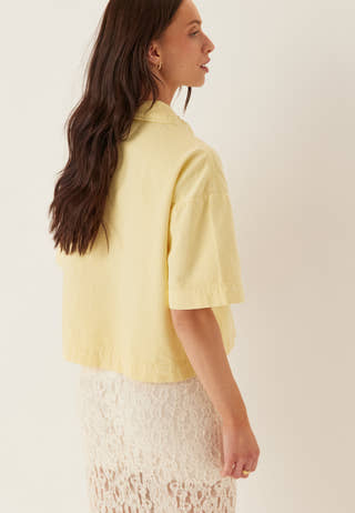 Pcsky Ss A-shape Denim Top