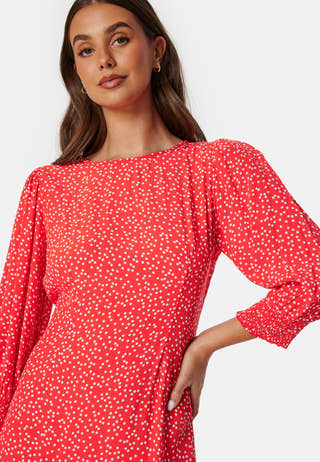 Pcsui 3/4 Sleeve Midi Dress