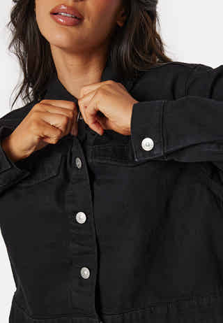 Pctessie LS denim jacket