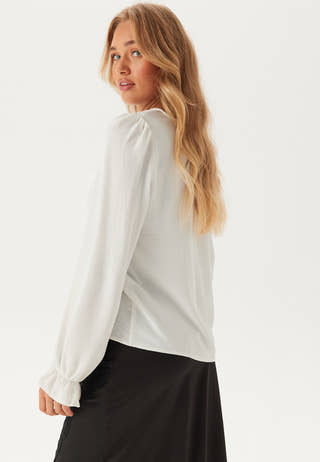 Pctiffany Ls V-neck Top