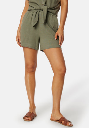 Pcvinsty HW Linen Shorts