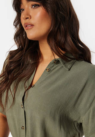 Pcvinsty Linen Shirt Dress