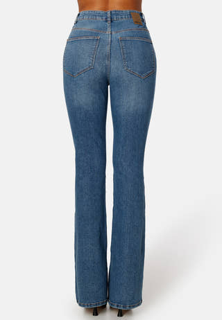 Peggy HW Flared Slit Jeans