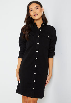Perry L/S Denim Dress