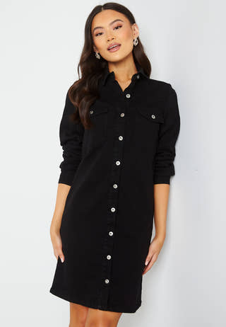 Perry L/S Denim Dress
